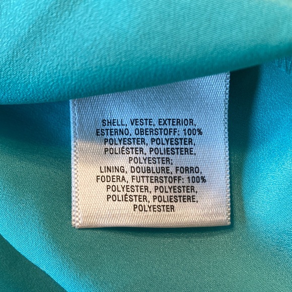 Maeve by Anthropology Midi Dress Women Size 8 Teal - Picture 12 of 14